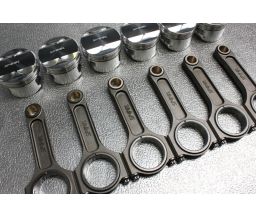 Nissan RB25NEO Spool Drag Pro I Beam Conrods and CP Forged Pistons