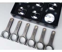 Nissan RB30 (SOHC) Spool H Beam Conrods and CP Forged Pistons (9.0:1) 