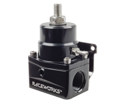Raceworks 3-Port AN-10 EFI Fuel Pressure Regulator FPR-502BK