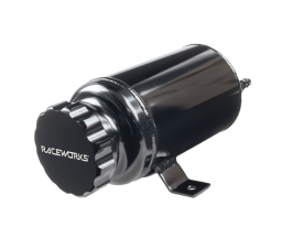 Raceworks 1L Black Aluminium Coolant Recovery Tank ALY-070BK