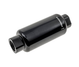 Raceworks AN-10 Black Billet Fuel Filter 40 Micron ALY-077-40BK