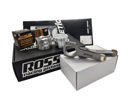 Holden 202 Inline 6 Cylinder Rebuild kit with Spool H Beam Conrods and Ross Racing Forged Pistons (Flat Top)