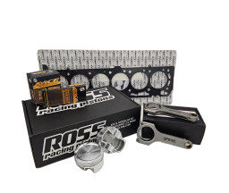 Ford 250 XFlow Rebuild Kit with Spool 200 CID H Beam Conrods and Ross Racing Pistons 