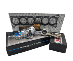 Nissan RB30ET (SOHC) Rebuild Kit with Spool Drag Pro I Beams and CP Pistons (9.0:1)