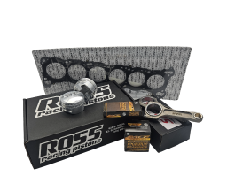 Nissan RB30ET (SOHC) Rebuild Kit with Spool Drag Pro I Beam Conrods  and Ross Racing Forged Pistons (9.0:1)
