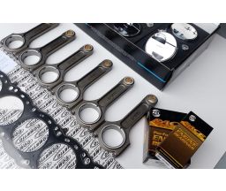 Nissan RB30ET (SOHC) Rebuild Kit with Spool Drag Pro I Beams and CP Pistons (9.0:1)