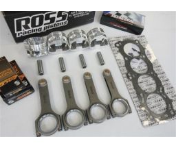 Nissan CA18DET Rebuild Kit with Spool H Beam Conrods and Ross Racing Forged Pistons