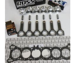 Holden 202  Turbo/Supercharged Rebuild kit with Spool H Beam Conrods and Ross Racing  Forged Pistons (-10cc dish) 
