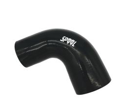 Spool 90 Degree Reducers Silicone Elbow Hose 4PLY, 5mm thickness : 76-89mm/3-3.5 inch