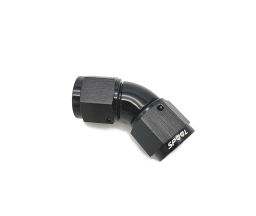 Spool Billet 45 Degree Female  AN Swivel To Female - AN-8 