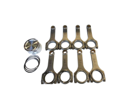 Toyota 3UZ-FE V8 Spool H Beam Conrods and Ross Racing Forged Pistons 