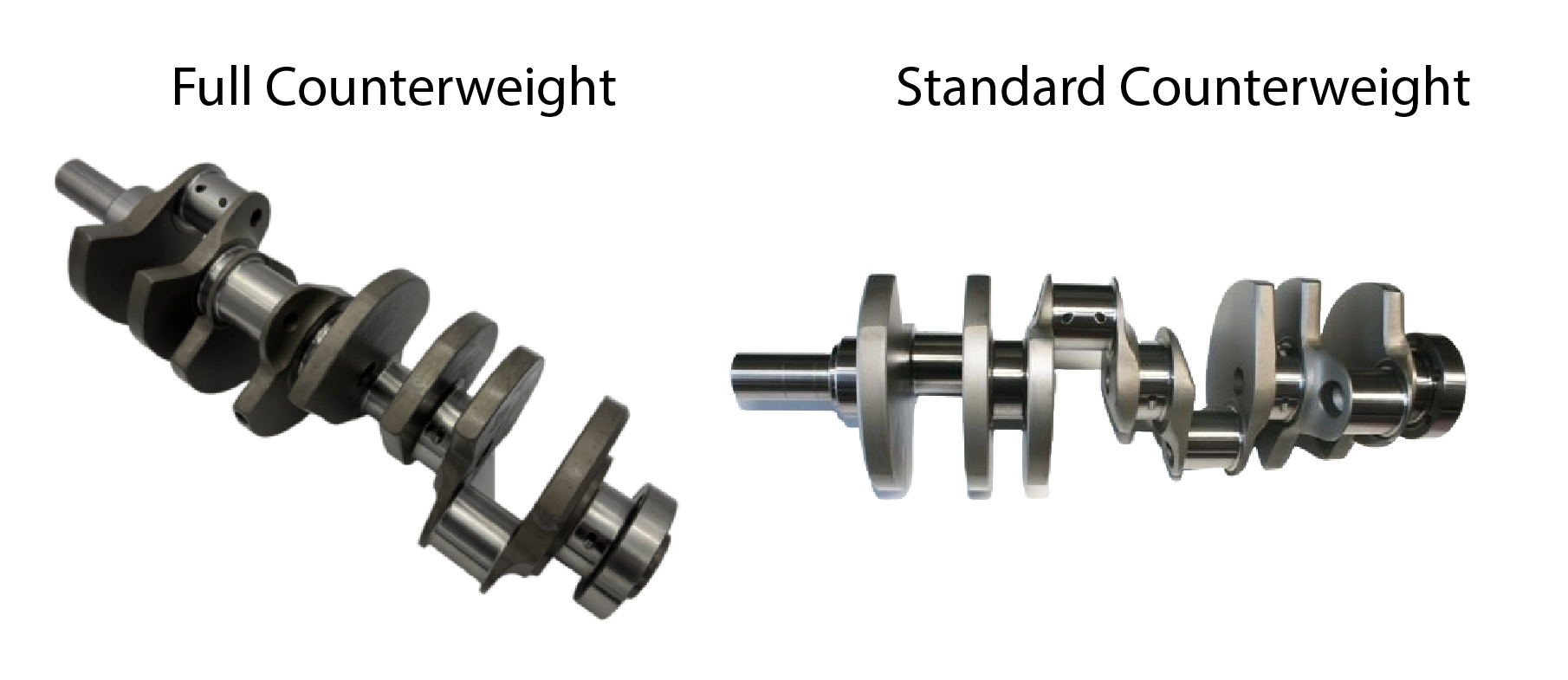 Full and Standard Counterweight LS Crankshafts